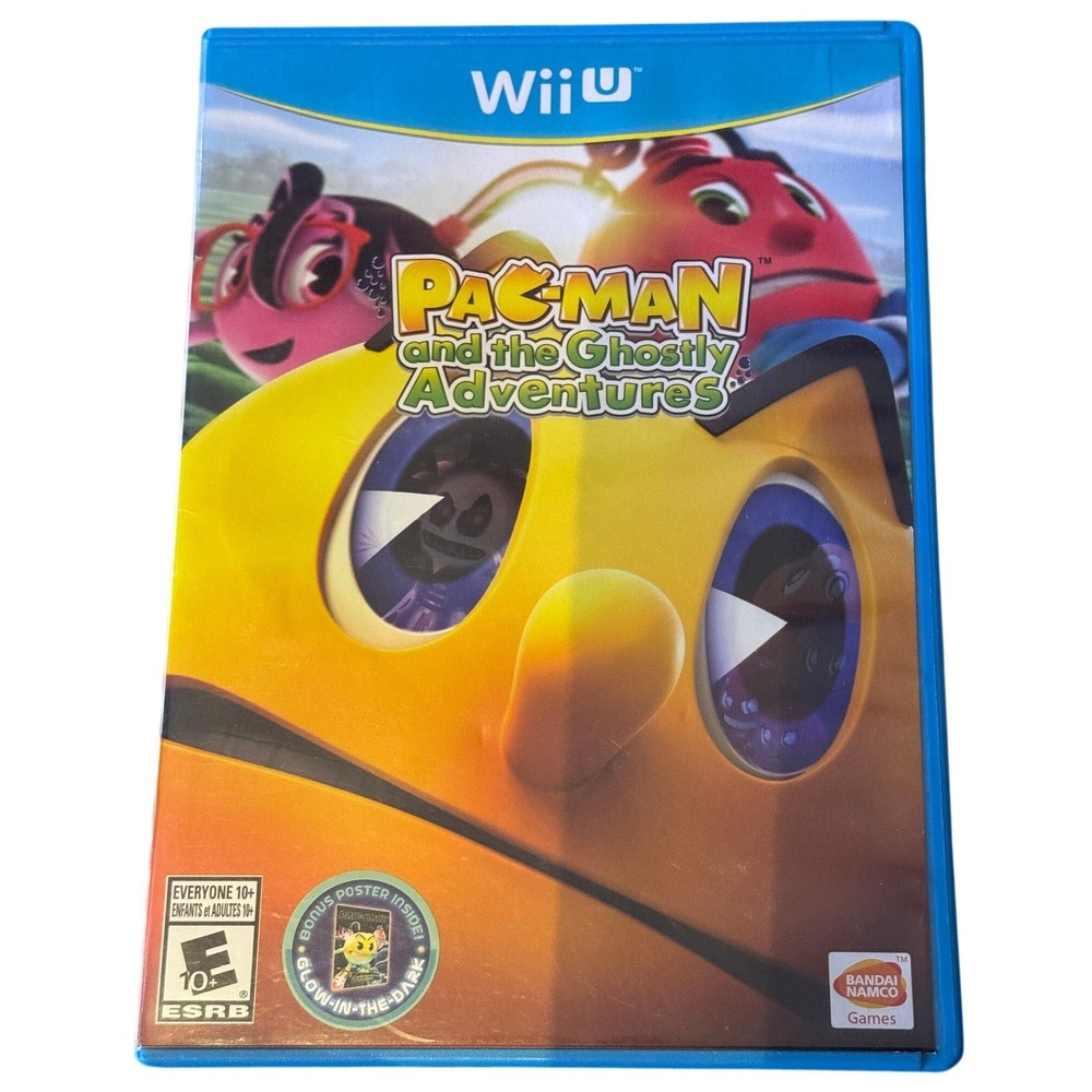 Pac-Man and the Ghostly Adventures Nintendo Wii U Video Game 2013 Bandai Namco